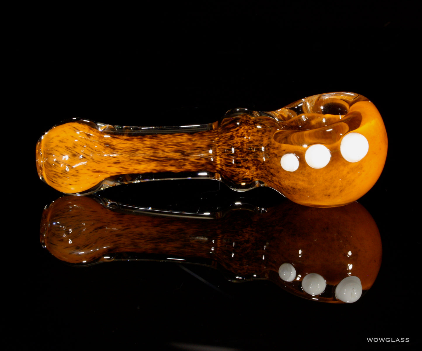 Lava Orange Classic Spoon Pipe