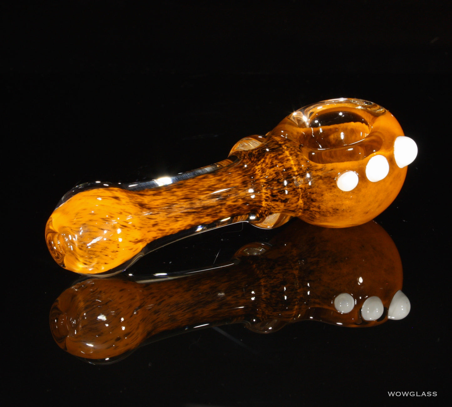 Lava Orange Classic Spoon Pipe