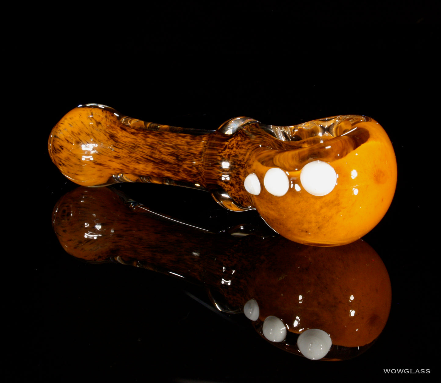 Lava Orange Classic Spoon Pipe
