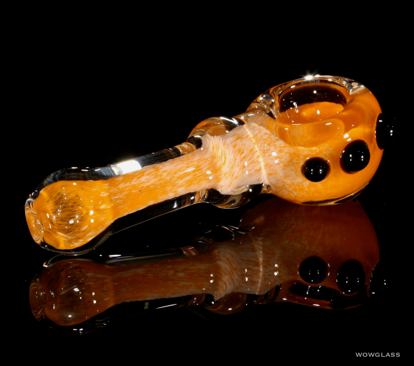 Lava Orange Classic Spoon Pipe