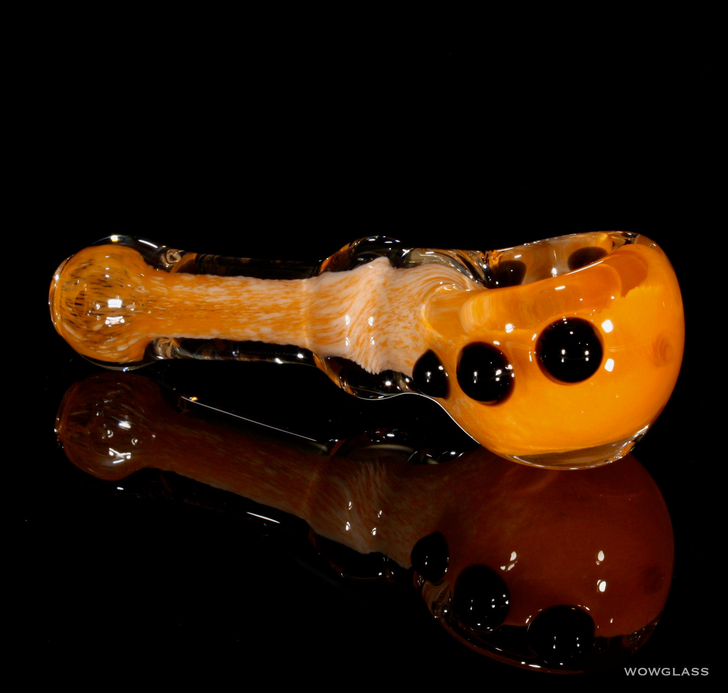Lava Orange Classic Spoon Pipe